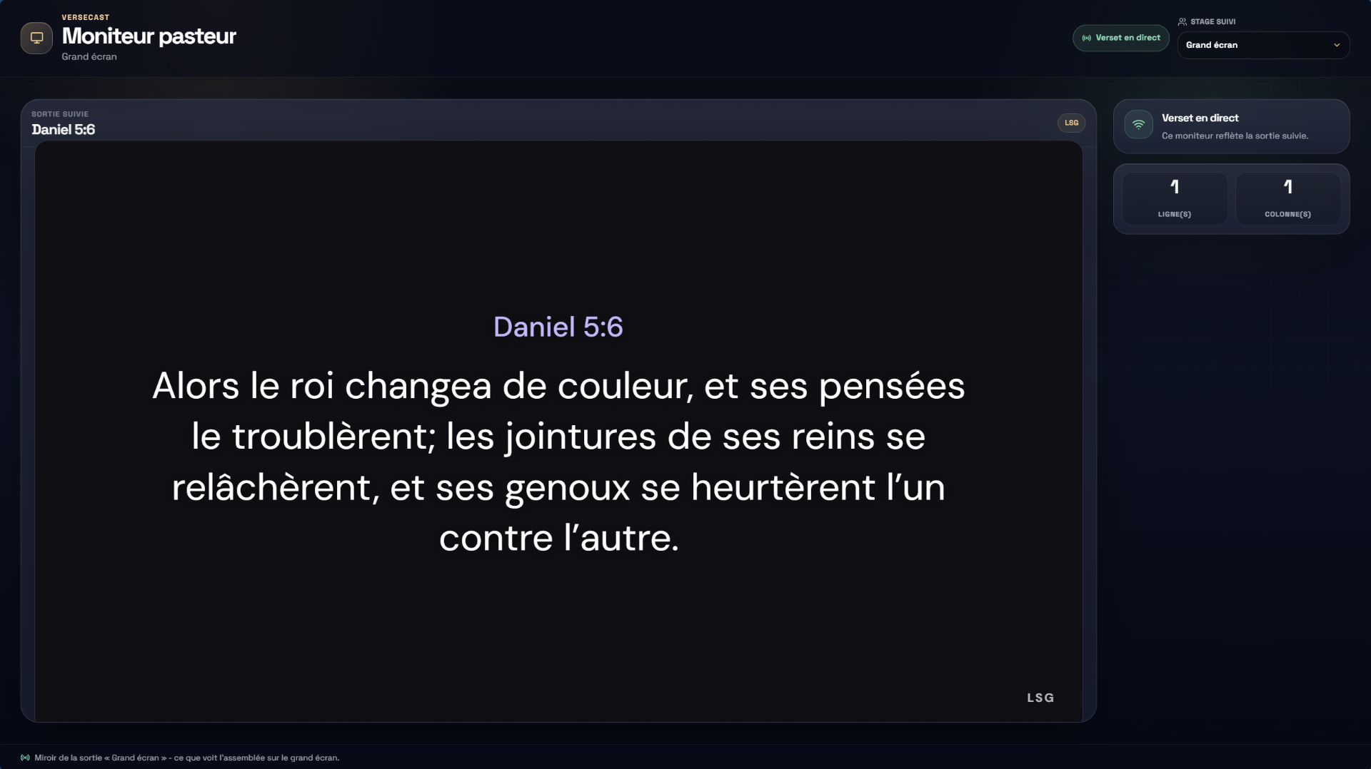 Moniteur pasteur